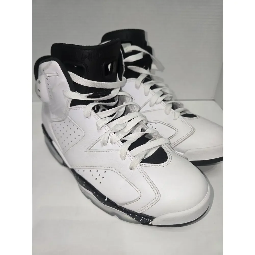 Jordan Air Jordan 6 Retro Reverse Oreo White/Black High Top Sneakers CT8529-112